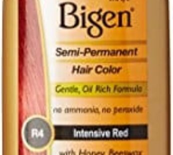 Bigen Semi Permanent Hair Color, Intense Red, 3.0 Ounce