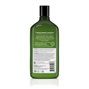 Avalon Organics Strengthening Peppermint Shampoo, 11 oz. (Pack of 3) - Image 2