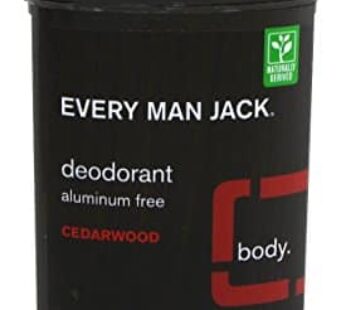 Every Man Jack Deodorant 3oz Cedarwood (6 Pack)