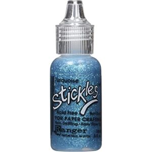 Ranger Stickles Glitter Glue 1/2-Ounce, Turquoise - Image 1