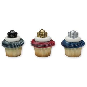 DecoPac Star Wars Darth Vader, R2-D2, C-3PO Cupcake Rings (24 Count) - Image 2