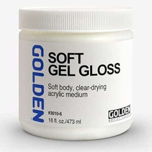 Golden Artist Colors - Soft Gel Gloss - 16 oz Jar - Image 1