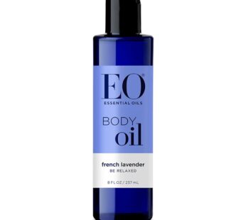EO Body Oil: Massage and Moisturize, French Lavender, 8 Ounce