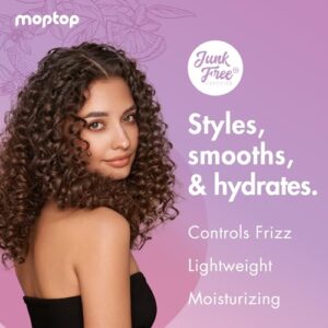 MopTop Curl Custard Gel for Fine, Thick, Wavy & Kinky-Coily Hair - Anti Frizz Moisturizer, Curl Definer & Lightweight Activator with Aloe, Great for D - Image 3