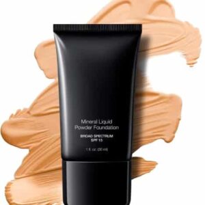 Jolie Mineral Liquid Powder Foundation SPF 15 1 Fl. Oz. Hypoallergenic - For All Skin Types (Cameo Beige) - Image 1