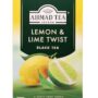 Ahmad Tea Black Tea, Lemon & Lime Twist Teabags, 20 ct (Pack of 1) - Caffeinated & Sugar-Free