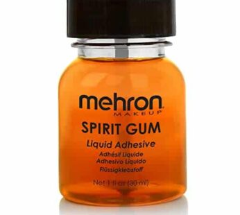 Mehron Makeup Spirit Gum | Spirit Gum Adhesive | Special FX, Cosplay, Halloween, Stage Performance Makeup | Professional Cosmetic Glue Adhesive for Fa