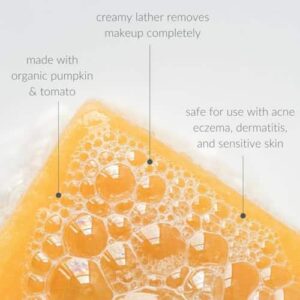 Osmia - Natural Pumpkin Facial Soap Bar | Clean Beauty For Healthy Skin (2.25 oz | 64 g) - Image 3