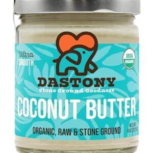 Dastony Organic Raw Coconut Butter, 8 oz | Only One Ingredient | Vegan, Paleo and Keto Friendly, Non GMO, Gluten-free - Pack of 1 - Image 1