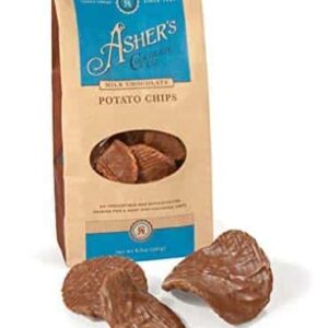 Asher's Chocolate Company, Delicious Chocolate Covered Potato Chips, Made from the Finest Kosher Chocolate, Family Owned Since 1892 (8.5oz, Milk Choco - Image 5