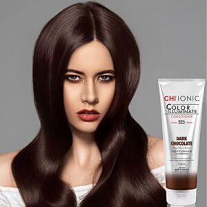 CHI Color Illuminate Conditioner, Helps Maintain Fresh Color In Natural & Color-Treated Hair, Sulfate, Paraben, & Cruelty-Free, Dark Chocolate, 8.5 Oz - Image 6