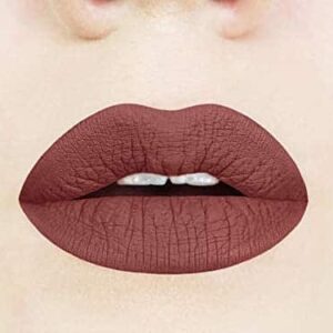 Aromi Chocolate Brown Liquid Lipstick | Dark Brown Nude Lip Color, Vegan and Cruelty-free, Long-lasting, Waterproof, Handmade (Magnetic Mahogany) - Image 2