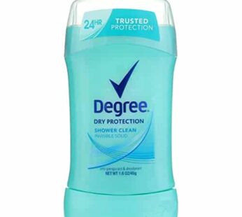 Degree Shower Clean Dry Protection Antiperspirant Deodorant Stick, 1.6 oz (Pack of 4)