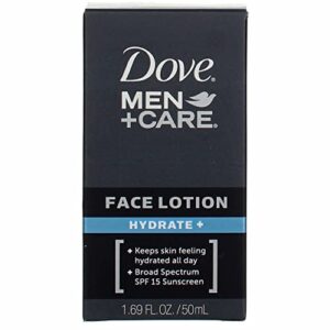 Dove Men+Care Face Lotion Hydrate Plus 1.69 oz - Image 1