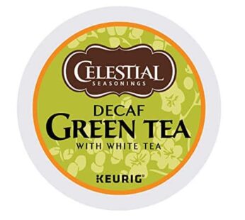 Celestial Seasonings Decaf Green Tea, Single-Serve Keurig K-Cup Pods, 24 Count (Pack of 4)