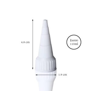 1st Choice Snip Tip Applicator Tips Cap for E6000 Craft Glue 3.7 Ounce Adhesive Tubes (4 pc) - Image 2