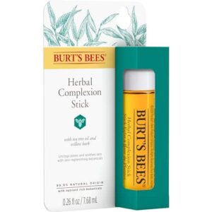 Burt's Bees Herbal Blemish Stick, 0.26 Fl Oz (Pack of 2), Tea Tree Oil Infused, Soothing, Exfoliating, Cleansing, Unisex - Image 14