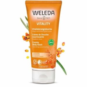 Weleda Hydrating Sea Buckthorn Body Wash, 6.8 Fluid Ounce, Gentle Plant Rich Cleanser with Sea Buckthorn and Sesame Oils - Image 1