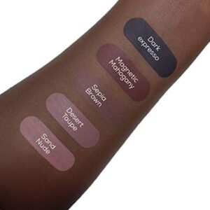 Aromi Chocolate Brown Liquid Lipstick | Dark Brown Nude Lip Color, Vegan and Cruelty-free, Long-lasting, Waterproof, Handmade (Magnetic Mahogany) - Image 7