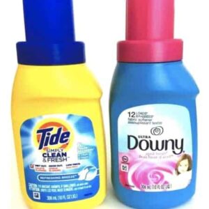 Tide Simply Clean & Fresh & Downy Travel Bundle ? 2 Items: Tide Simply Clean & Fresh Liquid Detergent, Refreshing Breeze 10 oz and Downy Ultra Fabric - Image 1