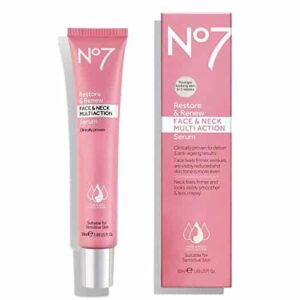 No7 Restore and Renew Face and Neck Multi Action Serum 1.69 fl oz - Image 2