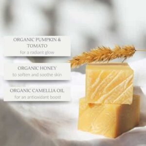 Osmia - Natural Pumpkin Facial Soap Bar | Clean Beauty For Healthy Skin (2.25 oz | 64 g) - Image 4