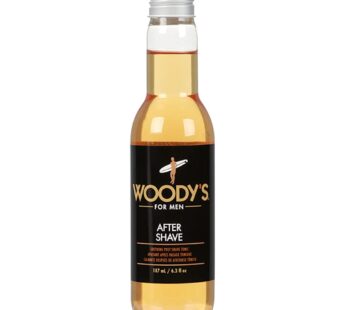 Woody’s Aftershave, Soothing Post-Shave Tonic for Men With Aloe Vera, Calendula, Chamomile, and Monoi Oils, 6.3 Fl Oz