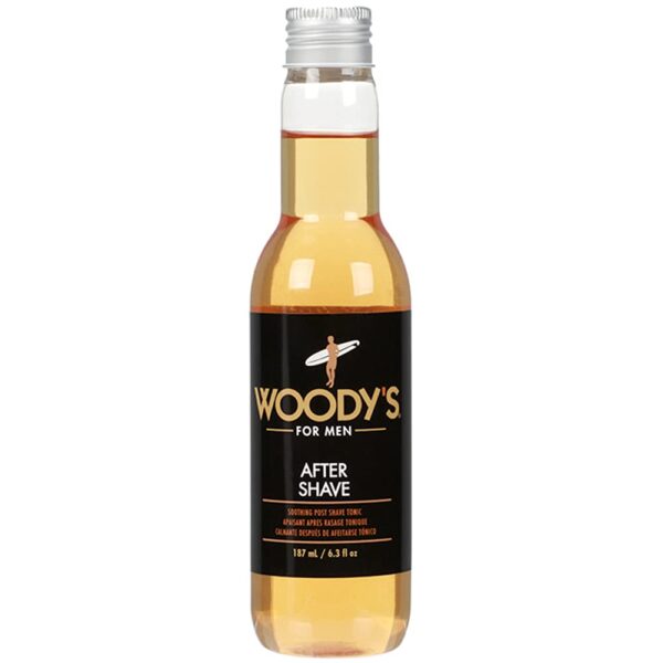 Woody's Aftershave, Soothing Post-Shave Tonic for Men With Aloe Vera, Calendula, Chamomile, and Monoi Oils, 6.3 Fl Oz