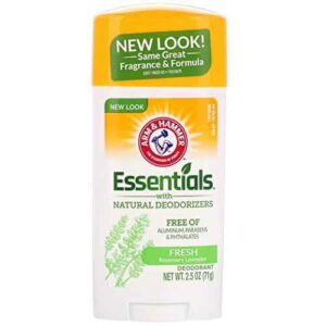 ARM & HAMMER Essentials Natural Deodorant Fresh 2.50 oz (Pack of 10) - Image 1