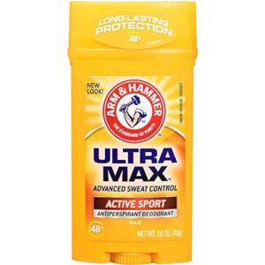 ARM & HAMMER ULTRAMAX Anti-Perspirant Deodorant Active Sport 2.60 oz ( Pack of 2) - Image 1