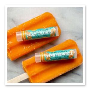 Crazy Rumors Orange Creamsicle Lip Balm. 100% Natural, Vegan, Plant-Based, Made in USA (1-Pack) - Image 3