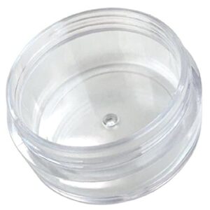 Beauticom 10g/10ml (0.35 Fl Oz) Round Clear Jars with Round Top Lids for Creams, Lotions, Make Up, Powders, Glitters, and more... (Color: Clear Lid, Q - Image 6