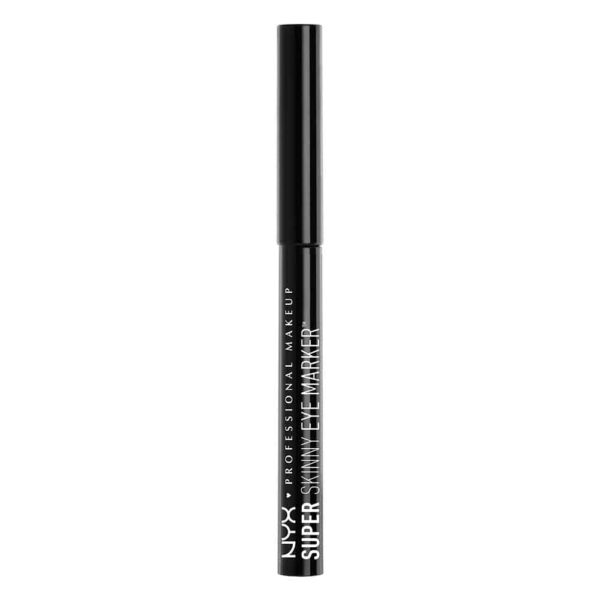 NYX PROFESSIONAL MAKEUP Super Skinny Eye Marker, Liquid Eyeliner, Carbon Black - Image 2