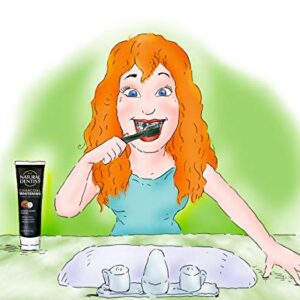 The Natural Dentist Charcoal Whitening SLS-Free Toothpaste, Cocomint, 5 Ounce Tube - Image 7