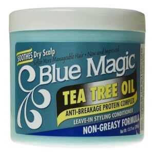 Blue Magic Tea Tree Leave-In Hair Styling Conditioner, 13.75 Ounce, 12 fl oz - Image 1