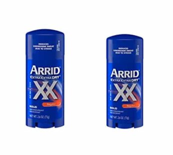 Arrid Deodorant 2.6 Ounce Solid Xx Regular (76ml) (2 Pack)