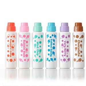 Ice Cream Scented Washable Dot Markers for Kids and Toddlers Set of 6 Pack by Do A Dot Art, The Original Dot Marker - Image 4