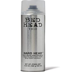 TIGI Bed Hard Head Extra Strong Hold Hair Spray, Tan, 10.6 Ounce