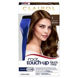 Clairol Root Touch-Up Permanent Hair Color Creme, 5 Medium Brown, 1 Count - Image 1