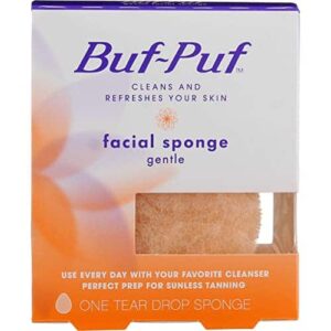 Buf-Puf Gentle Facial Sponge ? Face Scrubber for Dry Skin ? 1 Count (Pack of 3) - Image 1