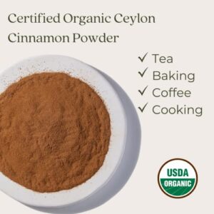 Starwest Botanicals Organic Ceylon Cinnamon Powder - Freshly Ground True Cinnamon - 1 Pound Bulk Spice Bag - Image 2