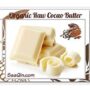 SAAQIN 1/2 Lb Organic Cocoa Butter, Pure, Raw, Unprocessed. Incredible Quality and Scent. Use for Lotion, Cream, Lip Balm, Oil, Stick, or Body Butter.