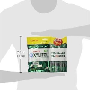 Lotte Xylitol Applemint Chewing Gum 4.4oz 115g (87g plus bonus 25g) - Image 5