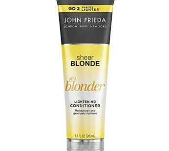 John Frieda Conditioner Sheer Blonde Go Blonder Lightening 8.3 Ounce (245ml) (2 Pack)