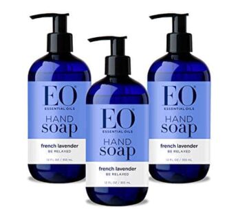 EO Sulfate-Free Moisturizing Hand Soap – French Lavender – 12 Ounces – 3 Count