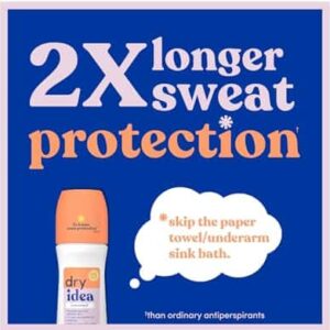 Dry Idea Antiperspirant & Deodorant Roll On, Unscented 3.25 oz, 2 pk - Image 5