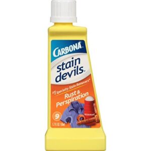 Carbona Stain Devils? #9 ? Rust & Perspiration | Professional Strength Laundry Stain Remover | Multi-Fabric Cleaner | Safe On Skin & Washable Fabrics - Image 1