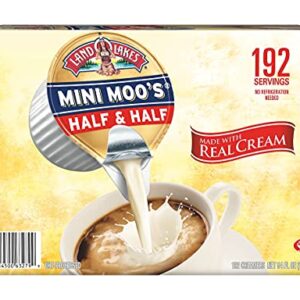 Land O'Lakes Mini-Moo's Half and Half Liquid Creamer, 0.28 oz., 192/Carton (ORG100718) - Image 4