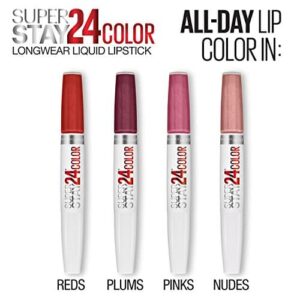 Maybelline SuperStay 24, 2-Step Liquid Lipstick, Extreme Aubergine - Image 11