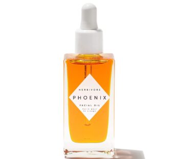 HERBIVORE Phoenix Rosehip Anti Aging Face Oil ? Moisturizing Oils with CoQ10, Concentrated Antioxidants & Vitamin E, Replenish & Renew Dry Skin, Vegan